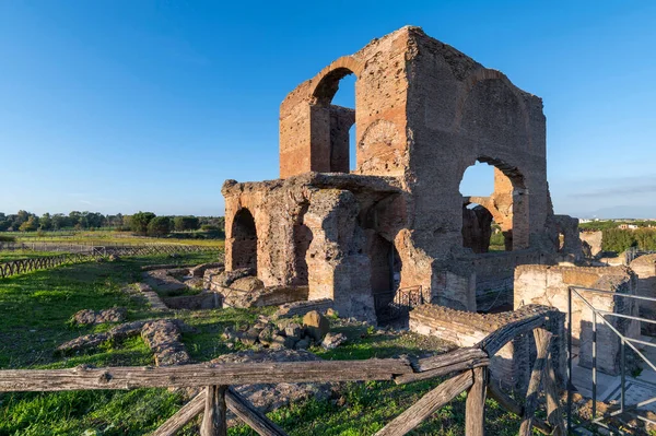Rom Villa Dei Quintili Überreste Der Thermalbäder Des Frigidariums Der — Stockfoto