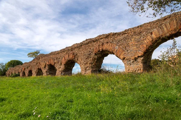 Alexandrian Aqueduct Last Great Roman Aqueducts Built Emperor Alexander Severus — Stock Photo, Image
