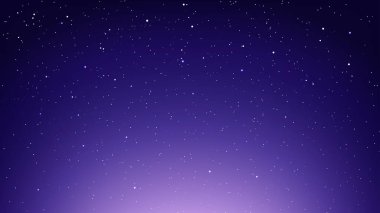 Renkli yıldızlı gece gökyüzü. Galaksi geçmişi. Soyut takımyıldız arkaplanı.