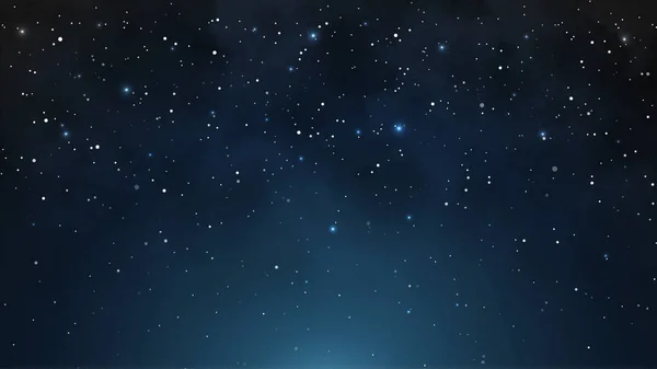 Realistic starry night sky. Galaxy background. Abstract constellation background with nebula. Ilustração De Bancos De Imagens