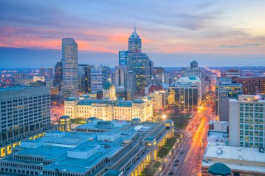 Indianapolis, ABD 'nin şehir merkezi.