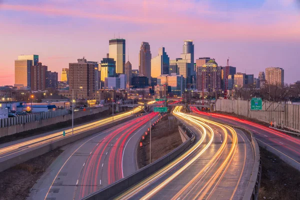 Minneapolis Város Belvárosában Városkép Usa — Stock Fotó