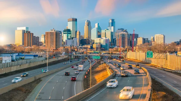 Minneapolis Város Belvárosában Városkép Usa — Stock Fotó