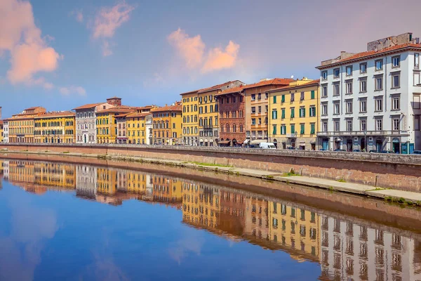 Pisa Stad Centrum Skyline Stadsgezicht Van Italië Beroemde Reisattractie — Stockfoto