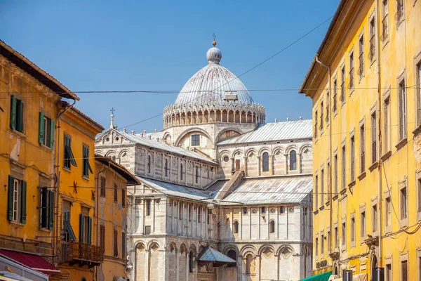 Plac Katedralny Piazza Del Duomo Miasto Centrum Pizy Panorama Włoch — Zdjęcie stockowe