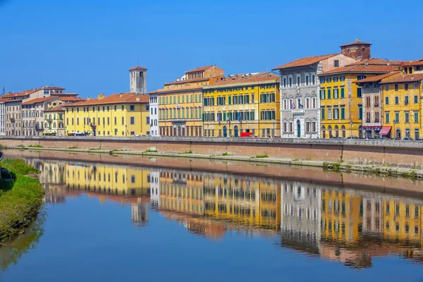 Město Pisa Centru Města Panorama Města Itálie Slavná Turistická Atrakce — Stock fotografie