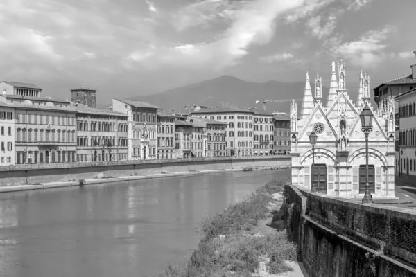 Město Pisa Centru Města Panorama Města Itálie Slavná Turistická Atrakce — Stock fotografie