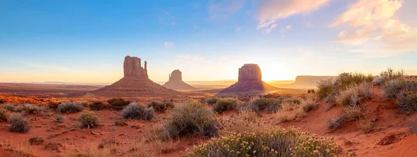 Unique Nature Landscape Monument Valley Utah Usa Sunset — Stock Photo, Image