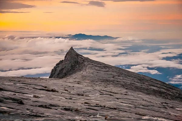 Naturlandschaft Auf Dem Gipfel Des Mount Kinabalu Sabah Malaysia — Stockfoto
