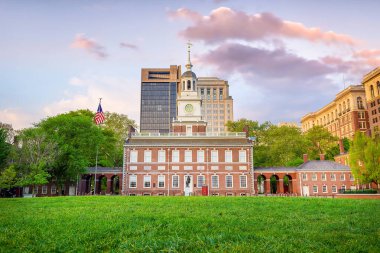 Philadelphia, Pennsylvania 'daki Bağımsızlık Salonu, ABD Gündoğumu