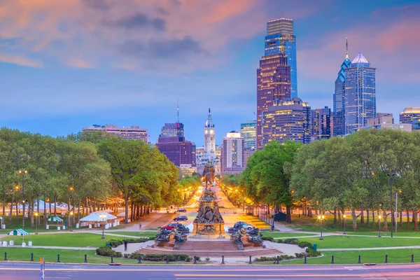 Paysage Urbain Centre Ville Philadelphie Pennsylvanie Usa — Photo