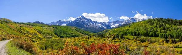 Пейзажний Вид Сільської Місцевості Колорадо Сша Осінній Сезон — стокове фото