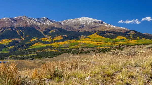 Widok Krajobrazu Wsi Kolorado Usa Sezon Jesienny — Zdjęcie stockowe
