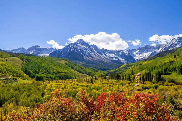 Paisaje Vista Del Campo Colorado Usa Temporada Otoño — Foto de Stock