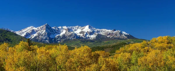 Paisaje Vista Del Campo Colorado Usa Temporada Otoño — Foto de Stock