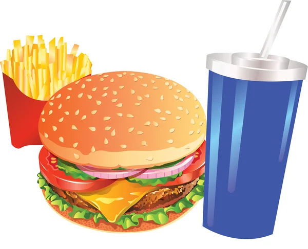 Hamburger — Stock Vector