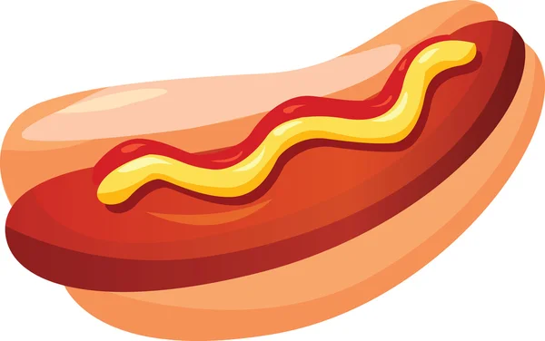 Hot dog — Stock Vector