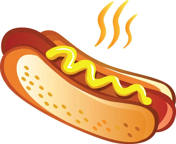 Hot dog — Vettoriale Stock