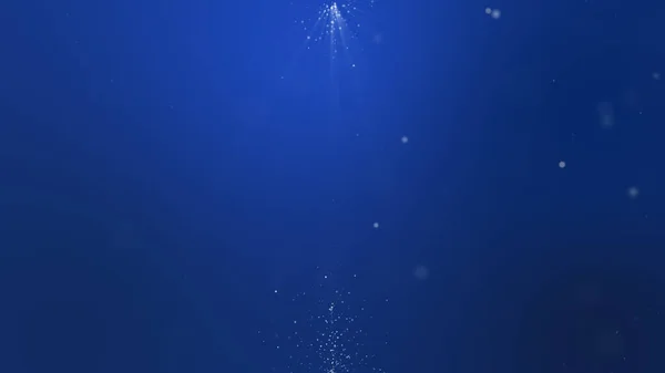 Bubbels Drijvend Diepzee — Stockfoto
