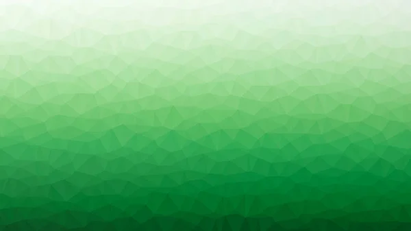 緑と周囲の色を持つグラデーション多角形の背景 — ストック写真