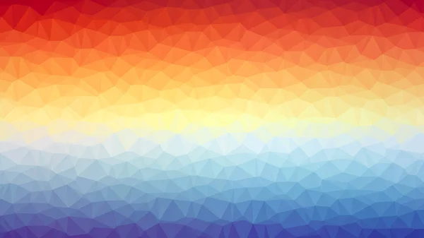 Polygonhintergrund Mit Roten Blauen Und Weißen Farbverläufen — Stockfoto