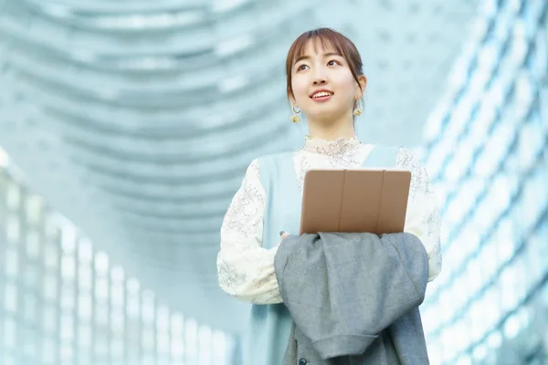 Portrait Asian Young Woman — Stock Photo, Image