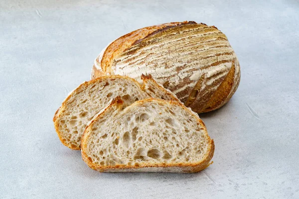 Chléb Krájený Aby Bylo Snazší Jíst — Stock fotografie