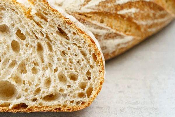 Pane Tagliato Rendere Più Facile Mangiare — Foto Stock