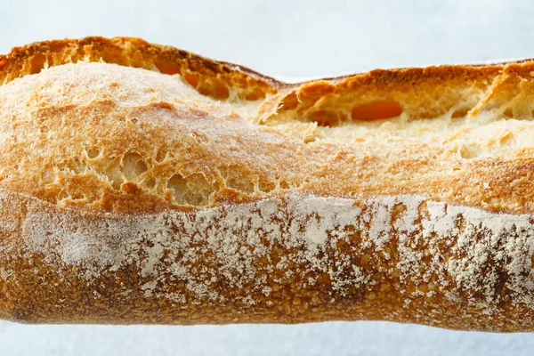 Pane Posto Sul Tavolo Grigio — Foto Stock