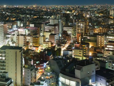 Japonya 'nın gece manzarası