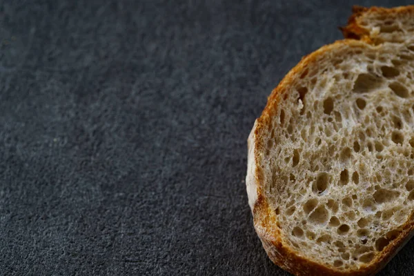 Chléb Krájený Aby Bylo Snazší Jíst — Stock fotografie