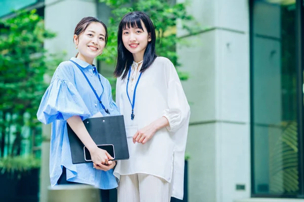 University Students New Employees Young Women Senior Members Society — Foto Stock