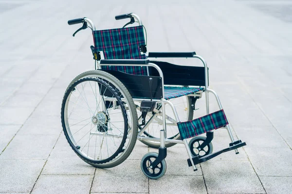 Wheelchair One Riding Outdoors — Foto de Stock