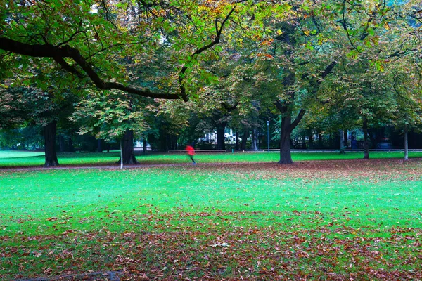 Luitpoldpark Munich Autumn — Stock Photo, Image