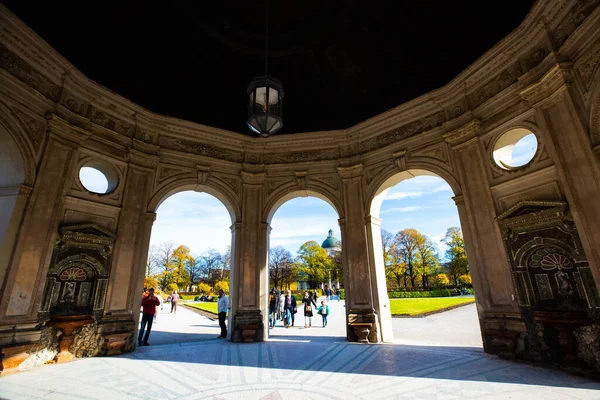 Dianatempel Monaco Baviera Hofgarten Autunno — Foto Stock