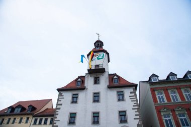 Marketplace of Schmlln in Thuringia outdoor