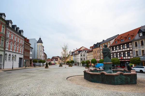 Thüringen 'deki Schmlln pazarı.