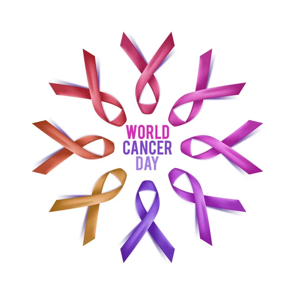 Всемирный День Борьбы Раком Лицензионные Стоковые Векторы