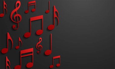 müzik notlar tasarlamak için müzik arka plan