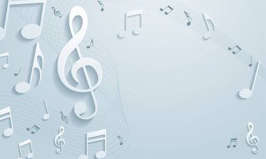 müzik notlar tasarlamak için müzik arka plan