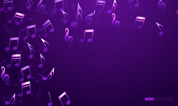 Vector Abstract Musical Background Vector Illustration — Image vectorielle