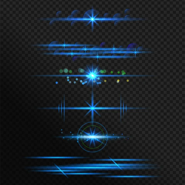 Lights Sparkles Transparent Background — Image vectorielle