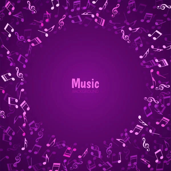 Vector Abstract Musical Background Vector Illustration — 图库矢量图片