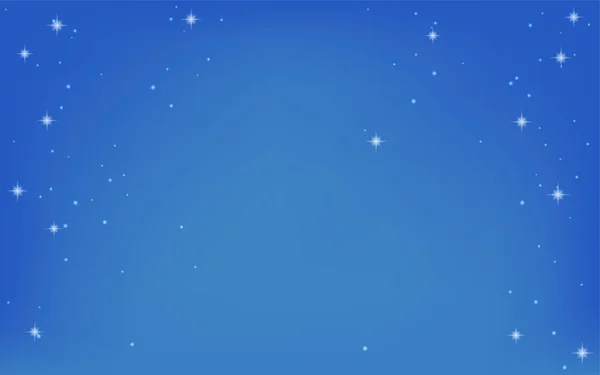 Gwiazdy Migoczące Tle Nocnego Nieba — Wektor stockowy