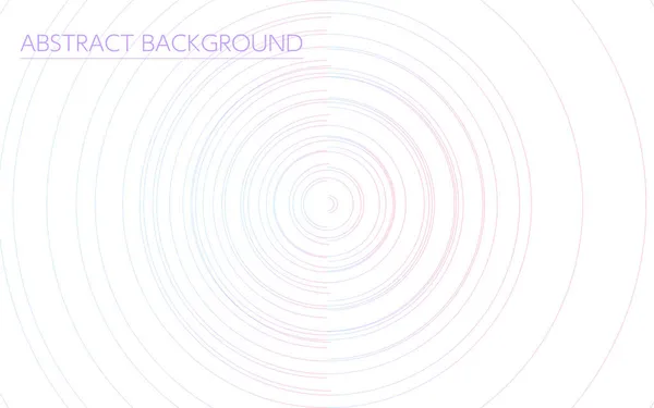 Fond Abstrait Avec Cercles Concentriques Dégradé Rose Bleu Clair — Image vectorielle