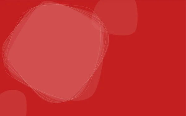 Material Abstracto Con Líneas Formas Simples Fondo Rojo Espacio Copia — Archivo Imágenes Vectoriales