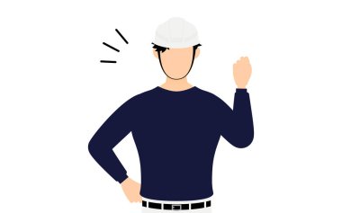 Marangoz pozu, neşeli, cesur duruş.!