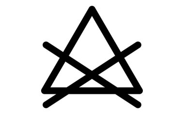 Çamaşır göstergesi simgesi, klor ya da oksijen beyazlatıcısı kullanmayın.