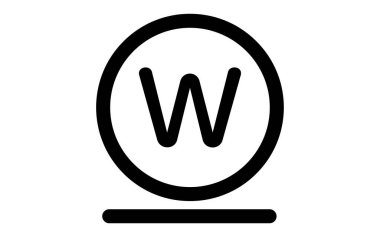 Çamaşır göstergesi simgesi, ıslak temizlik zayıf tedavi