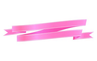 Sevgililer Günü süslemesi için pembe kurdele. Sevgililer Günün kutlu olsun.